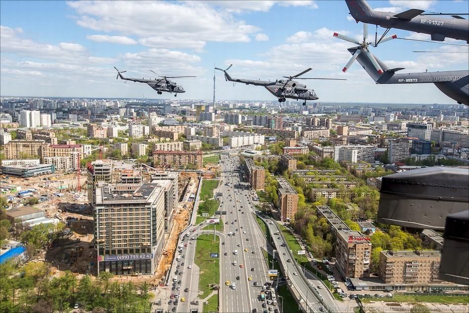 SA365直升机飞过城市视频，一段来自空中的城市脉搏